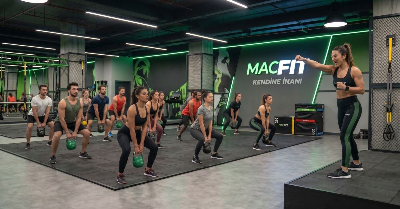 MacFit Kadıköy'da grup dersi