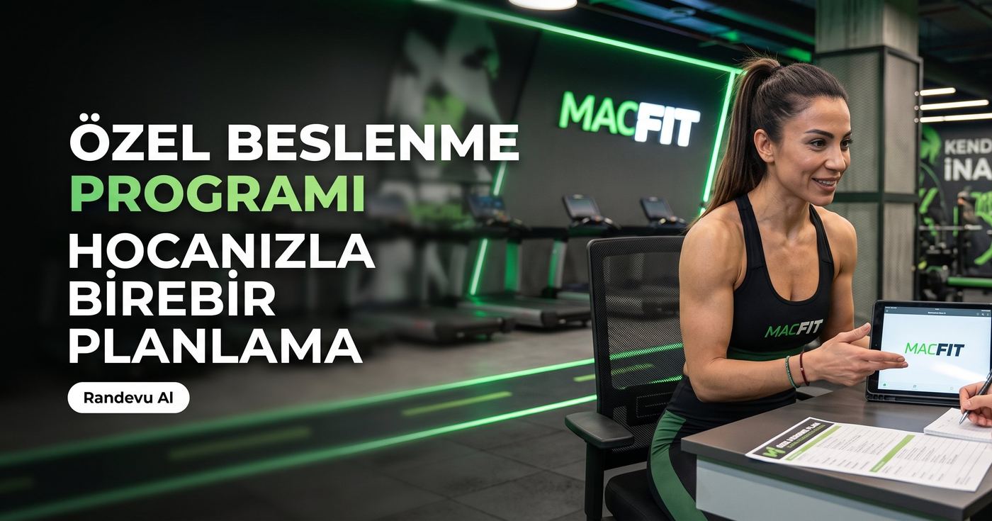 MacFit Kadıköy'de özel beslenme danışmanlığı